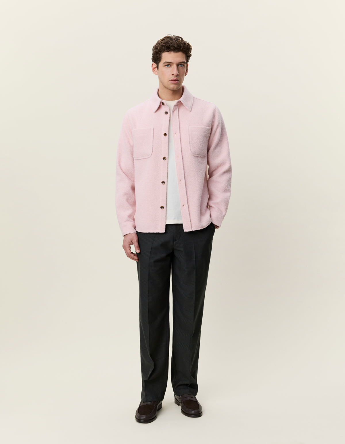Bouclé Overshirt