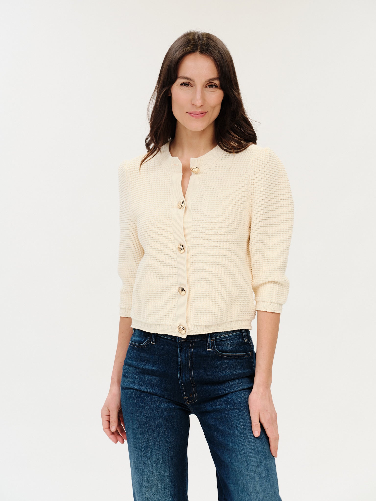 Lou Waffle Cardigan