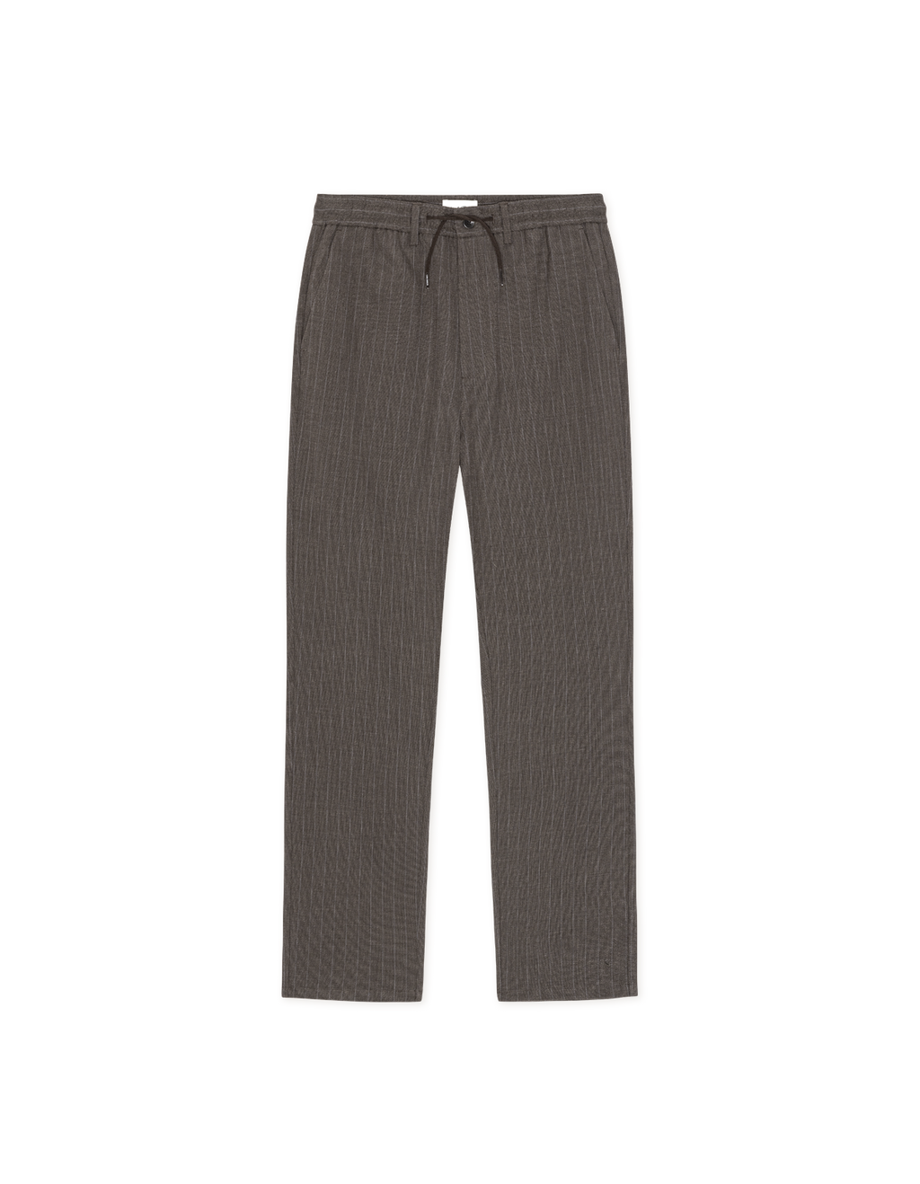 Pinstripe Tapered Suit Pants