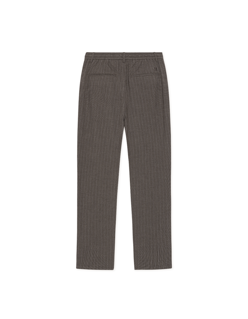 Pinstripe Tapered Suit Pants
