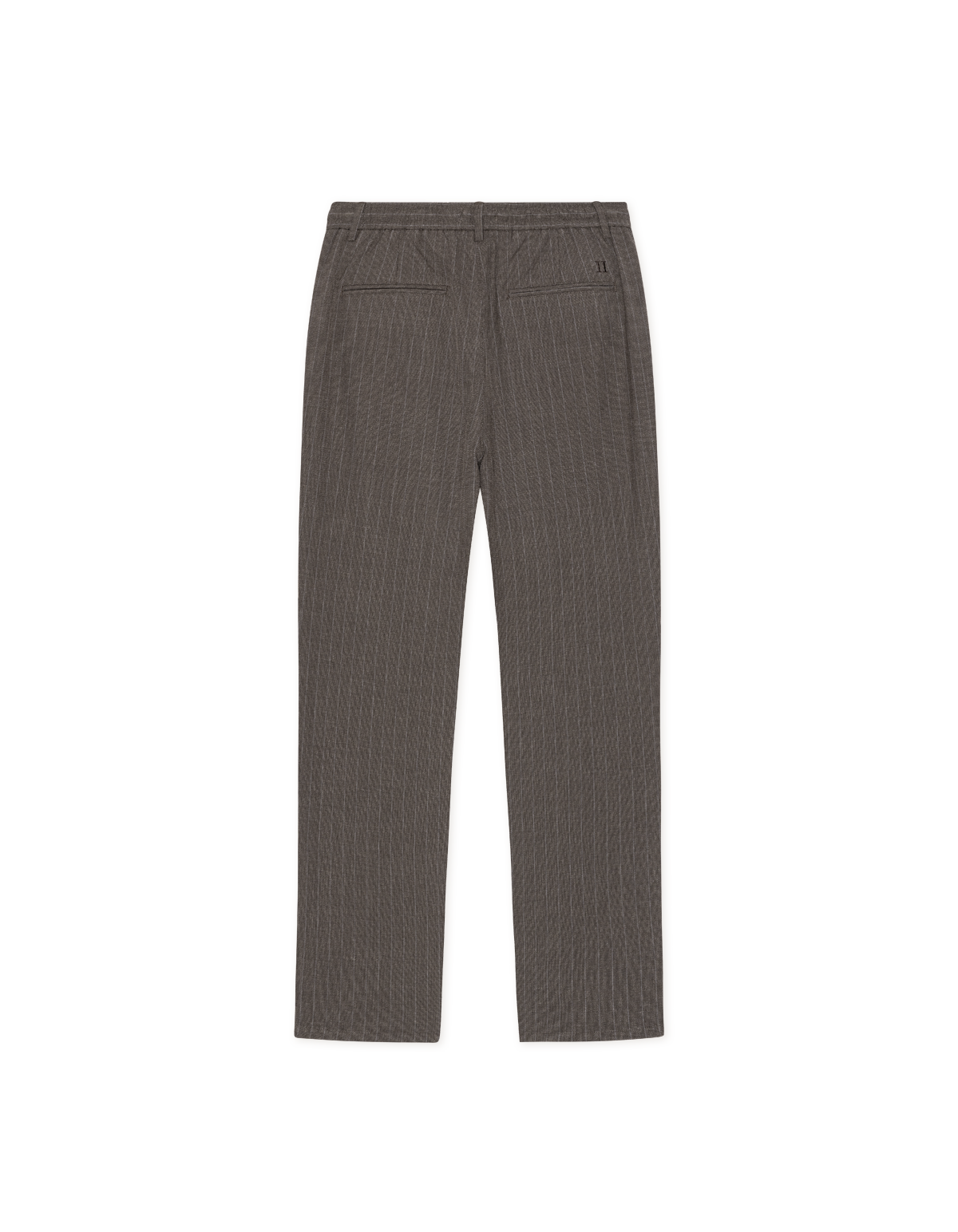 Pinstripe Tapered Suit Pants