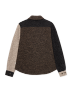 Wool Colourblock Overshirt